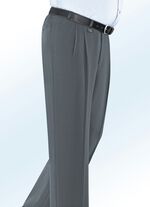 Klaus Modelle broek met lage taille met sierhanger in 4 kleuren 