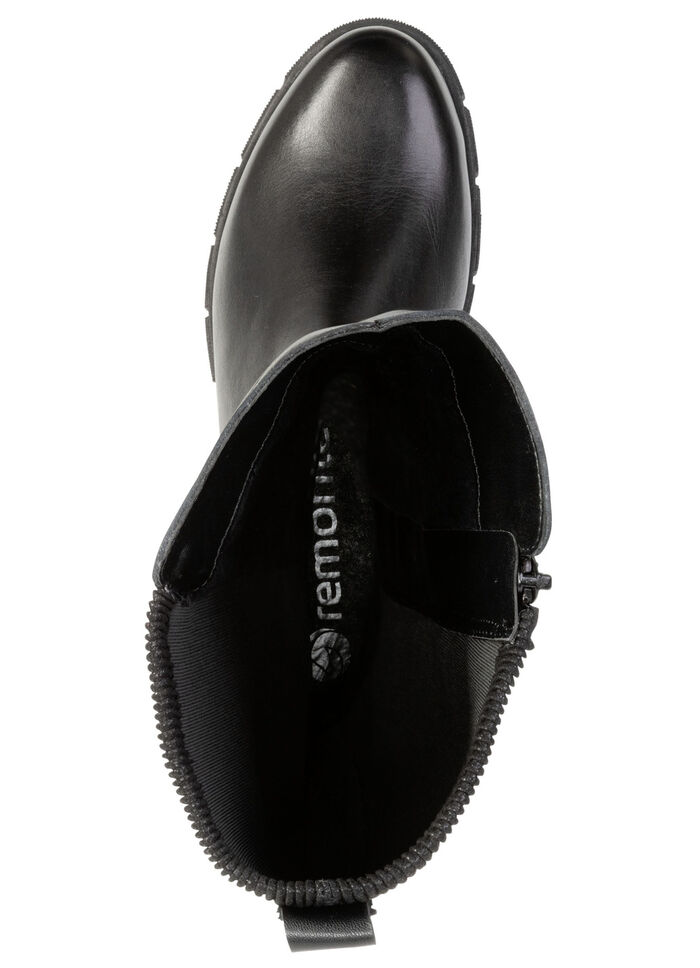 Remonte, klassieke dameslaarzen, winterschoenen, breedte G, met rits SCHWARZ