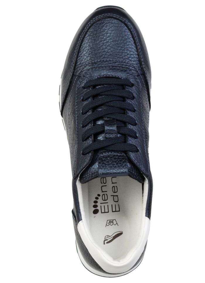 ELENA EDEN, comfortabele damessneakers, breedte G, met uitneembaar voetbed MARINE