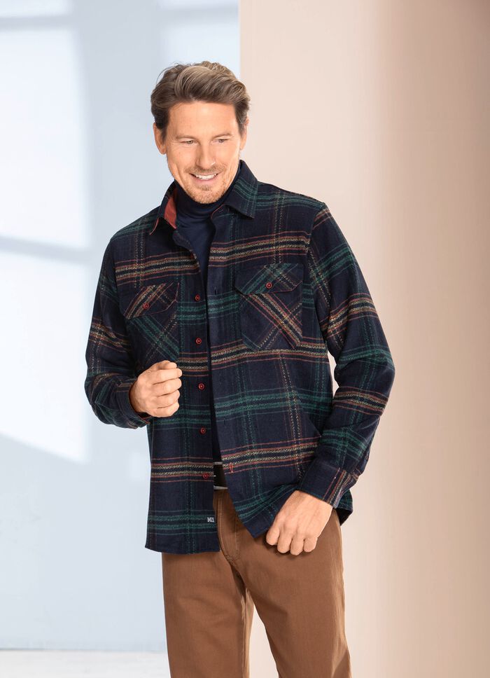 Geruit overshirt van "Milano Italy" 