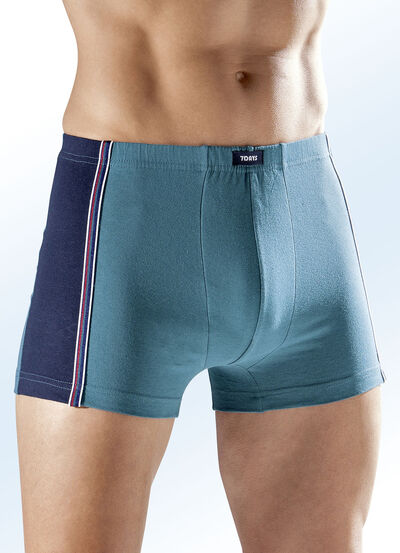 Sixpack broeken met elastische tailleband 