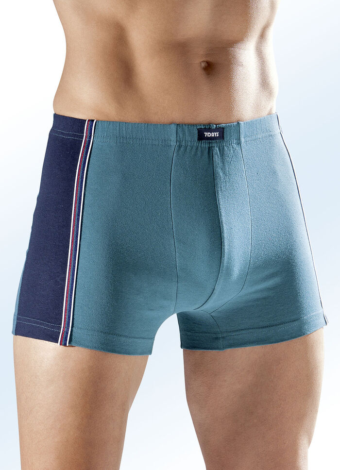 Sixpack broeken met elastische tailleband 