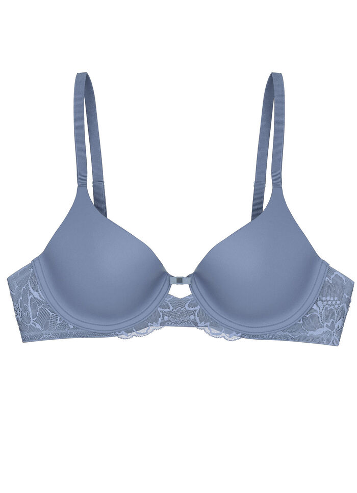 Triumph Amourette beugelbh met elastische kant INDIGO BLAUW