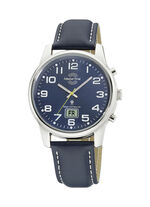 Master Time radiografisch herenhorloge met leren band 