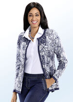 vest in jacquardmotief 