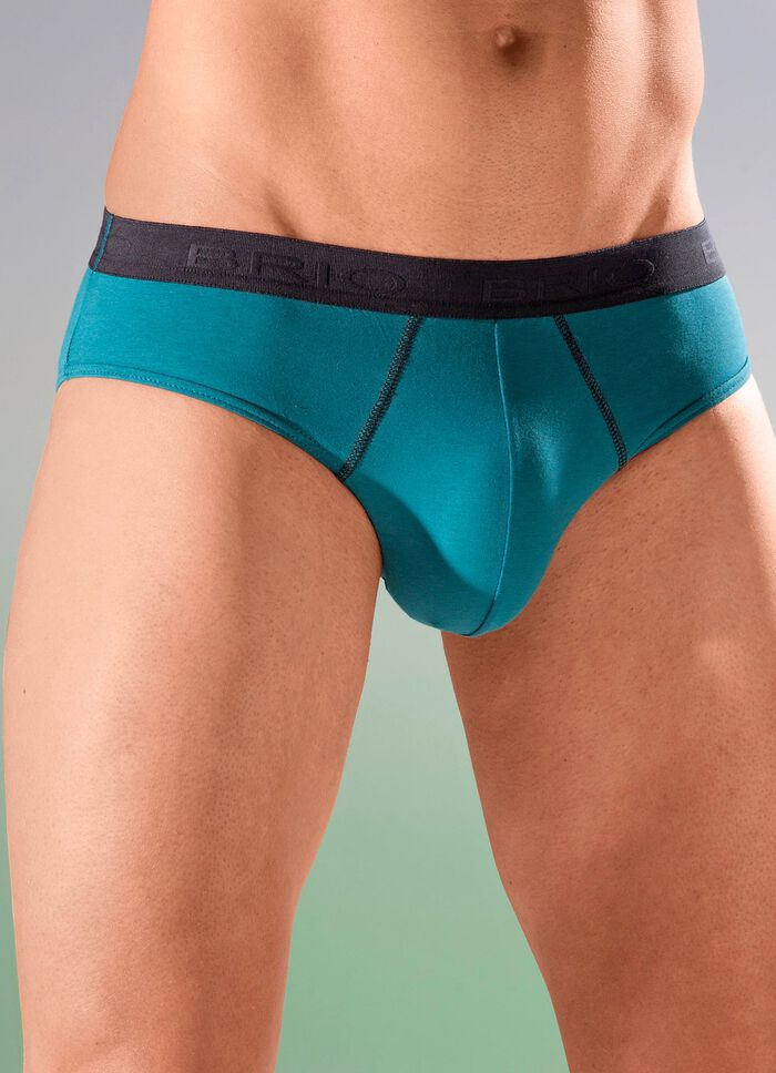 Set van drie slips met elastische tailleband 