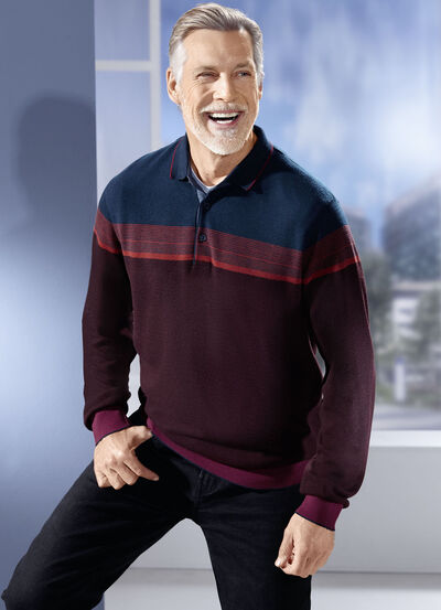 Poloshirt met korte knoopsluiting 