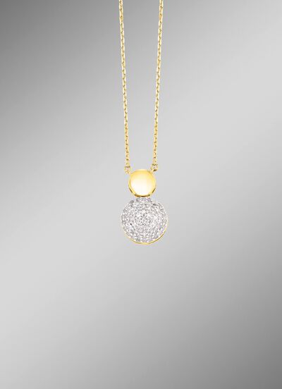 Prachtige ketting met 60 diamanten 