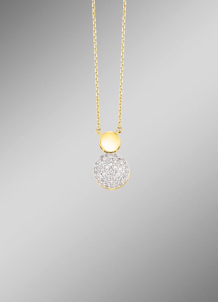 Prachtige ketting met 60 diamanten 