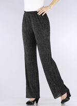 Elegante glinsterende broek ZWART