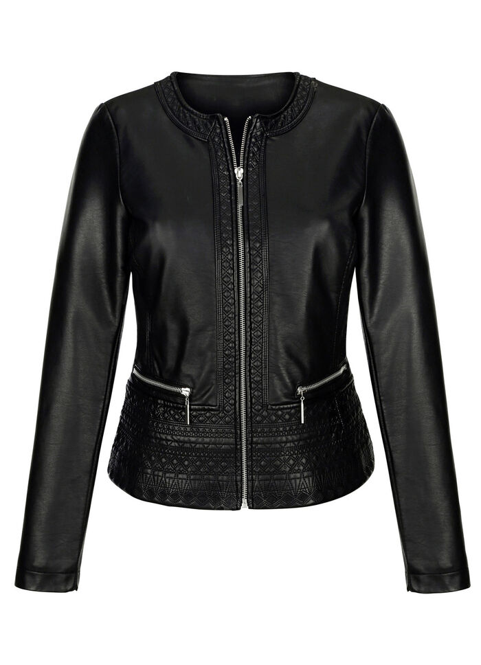 Blazer met tonale borduursels 