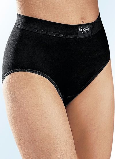 sloggi Double Comfort twinpack maxi slips met biologisch katoen 