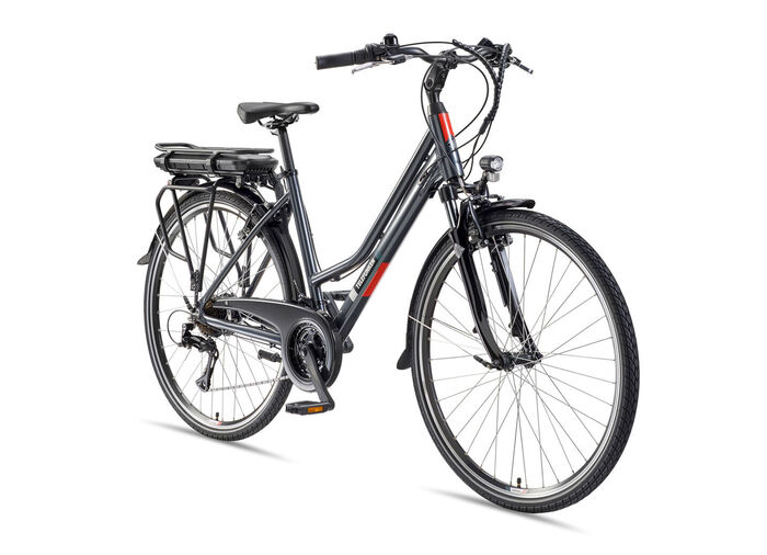 Telefunken XT485 elektrische trekkingfiets ANTHRAZIT