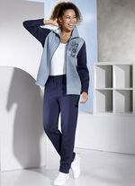 Vrijetijdspak met print op de voorkant 