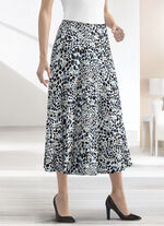 Rok met schitterende kleurenprint 