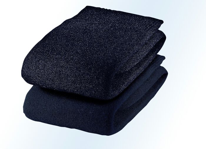 Set van zes sokken, effen 