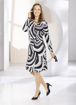 Jurk met decoratieve applicatie 