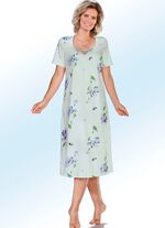 Set van twee kanten nachthemden met korte mouwen 