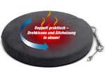 Relaxvital draaibaar zitkussen met warmtefunctie 