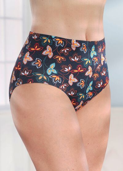 verpakking van vier slips met digitale print 