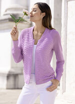 Cardigan met cloquéstructuur SERING