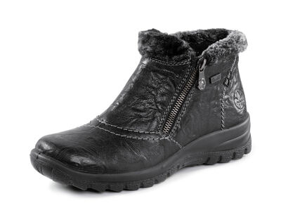 Rieker, gevoerde dameslaarzen, winterschoenen, met rits 