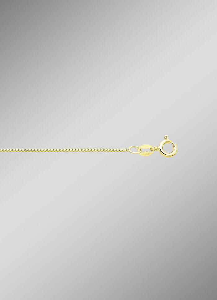 Vergulde zilveren slangenketting 