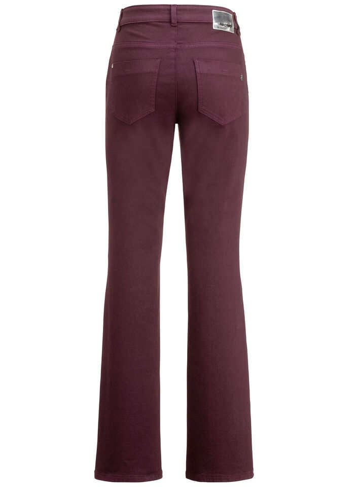 Magische jeans met modieuze, wijdere pijpen BORDEAUX