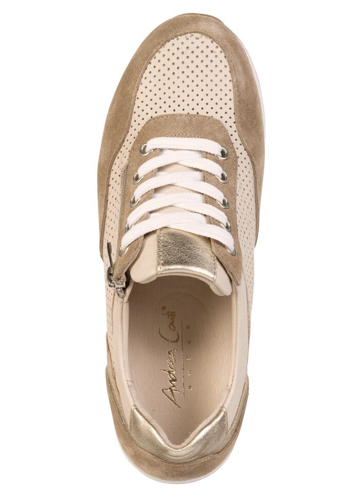 Andrea Conti, zomerse damessneakers, breedte G, met uitneembaar voetbed 