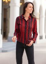 Blouse met overhemdkraag 