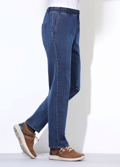 Pull-on jeans in 3 kleuren 