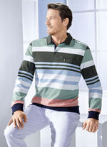 Poloshirt met borstzak met ritssluiting 