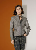 Blazer met subtiele klinknagels 