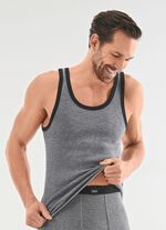 Vierpack sportjasjes met garengeverfd strependesign 