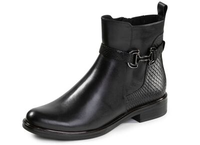 ELENA EDEN, chique dames enkellaarsjes, winterschoenen, breedte G, met rits 