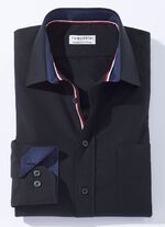 Shirt in 4 kleuren met borstzak 