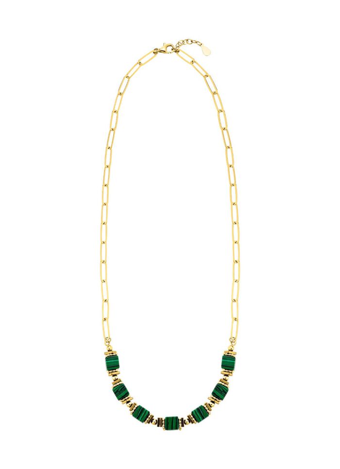 Elegantie ontmoet moderniteit – bezet met synthetisch malachiet 