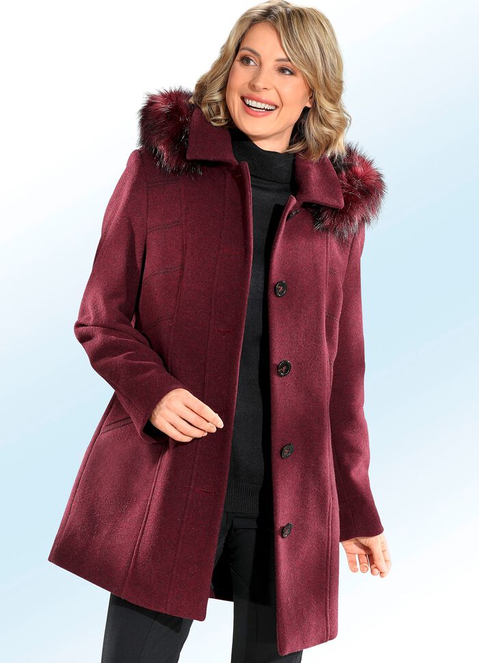 Jas met afneembare capuchon 