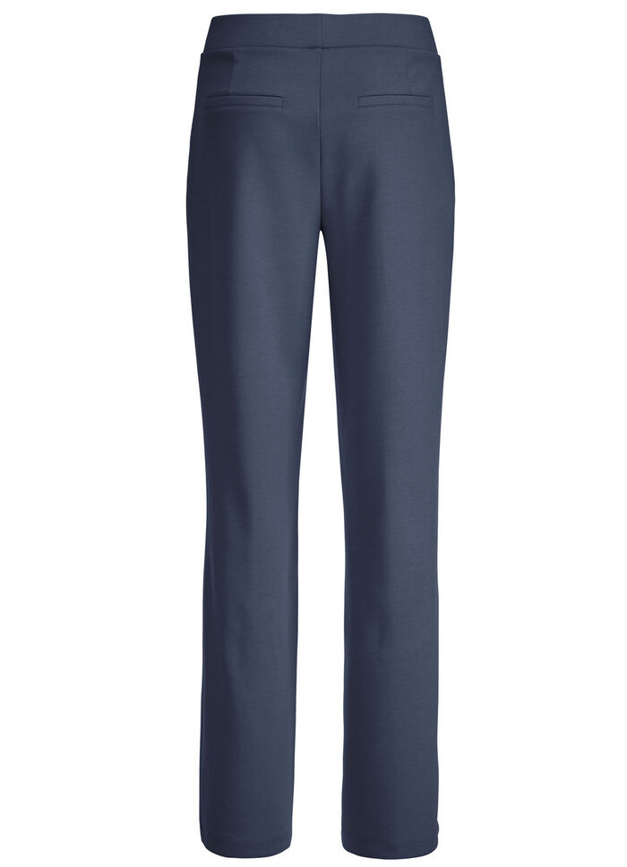 Broek met gestikte bies MARINE