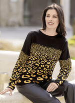 Trui in jacquardmotief 