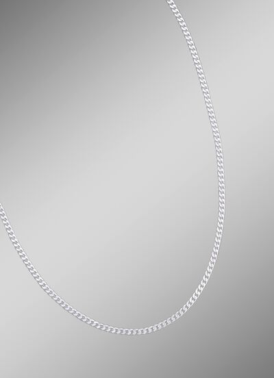 Zilveren krulketting 