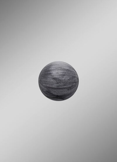 Klankbal in parelgrijs 