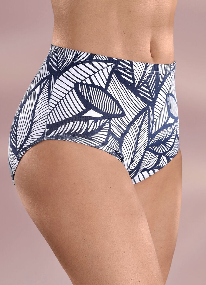 Set van vijf slips met een gedrukt ontwerp 