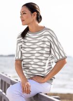 Trui van een garenmix 