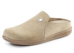 ELENA EDEN suède klomp BEIGE