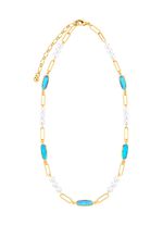 Sieradenset, 3-delig, van messing met kristalstenen 