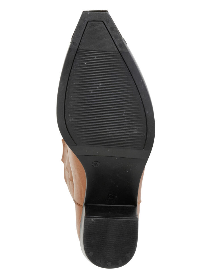 Gemini Western laarzen van rundnappaleer COGNAC