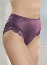 Triumph Ladyform slip met zacht lijfje AUBERGINE