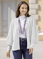 Cardigan met alpaca HELLGRAU MELIERT