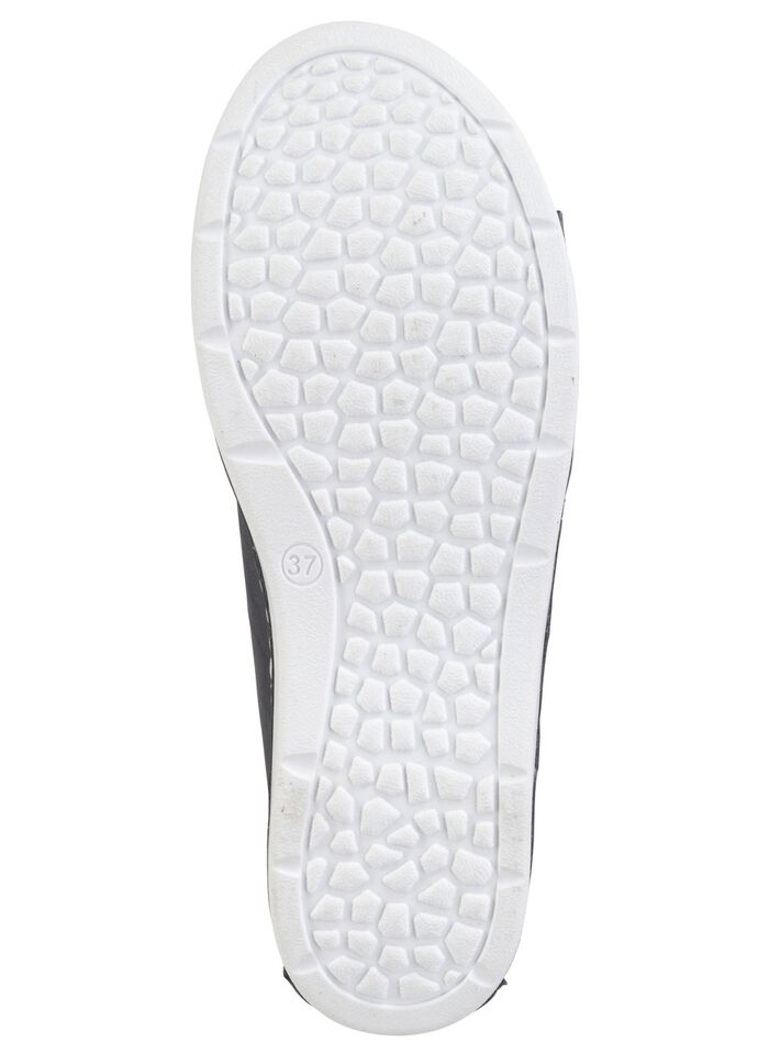 ELENA EDEN veterschoen met gekreukelde structuur en decoratieve naden 